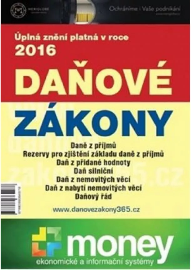 autor neuvedený - Daňové zákony 2016 XXL ProFi