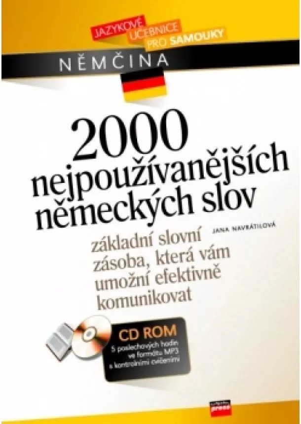 Jana Navrátilová - 2000 nejpoužívanějších německých slov