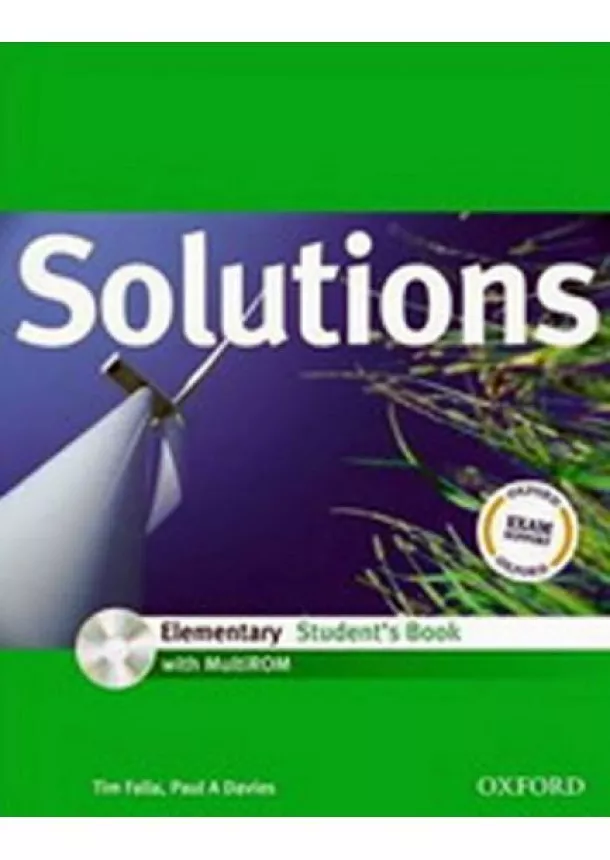 P.A. Davies, Tim Falla - Maturita Solutions Elementary Student´s Book with MultiROM Pack CZ