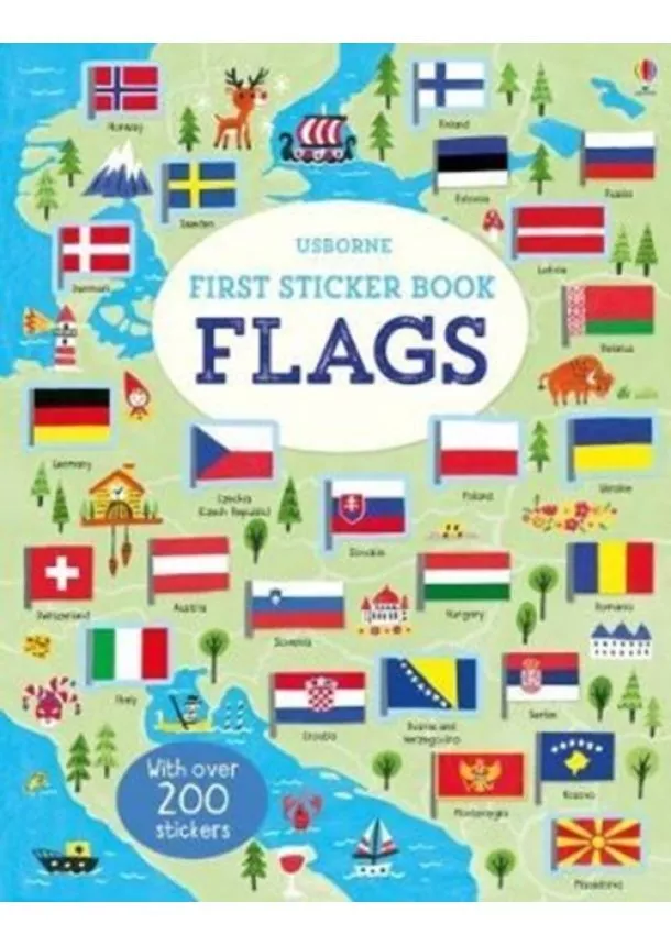 Holly Bathie - First Sticker Book Flags