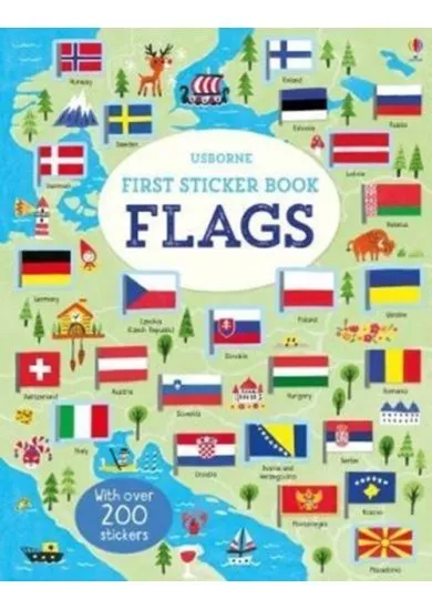 First Sticker Book Flags