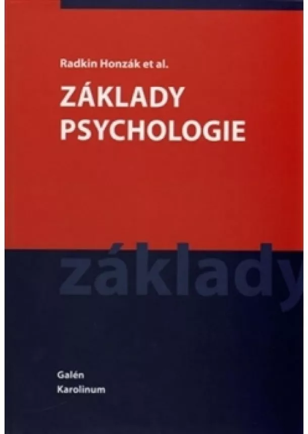 Radkin Honzák et al. - Základy psychologie