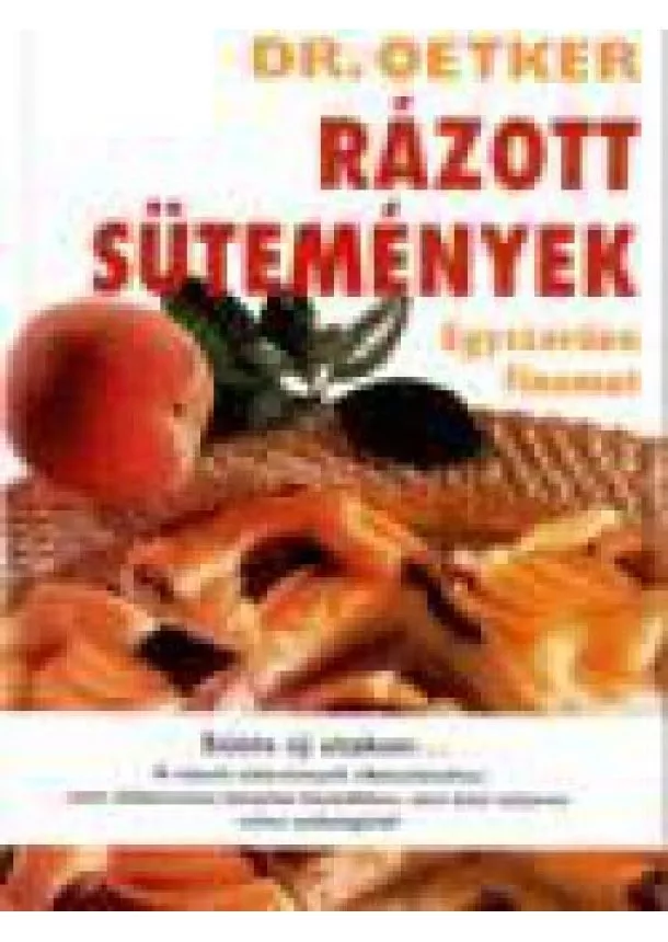 Dr. Oetker - RÁZOTT SÜTEMÉNYEK