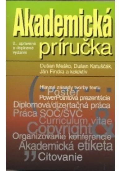 Akademická príručka - 2. upravené a doplnené vydanie