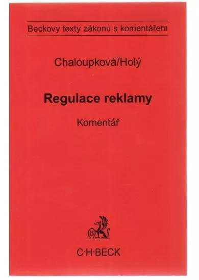 Regulace reklamy. Komentář