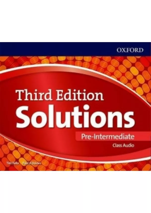 Paul A., Tim Falla, Davies - Maturita Solutions 3rd Edition Pre-intermediate Class Audio CDs /3/