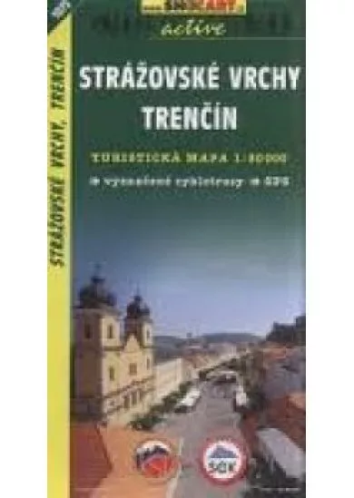 Strážovské vrchy, Trenčín turistická mapa 1:50 000 tmč 1075