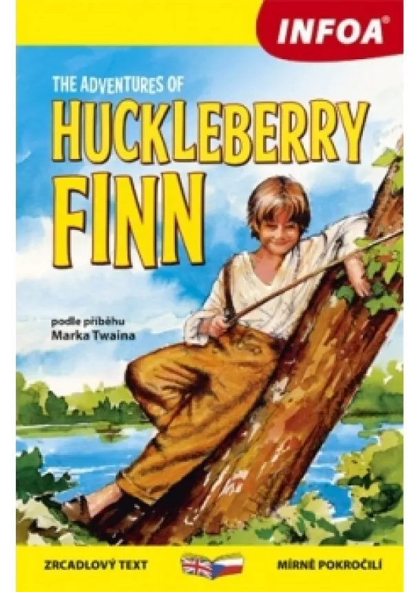 Mark Twain - The Adventures of Huckleberry Finn - Dobrodružství Huckleberryho Finna - Zrcadlová četba