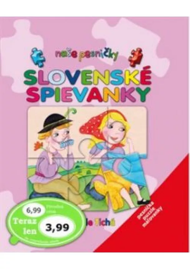 kol. - Slovenské spievanky - rozprávky s puzzle