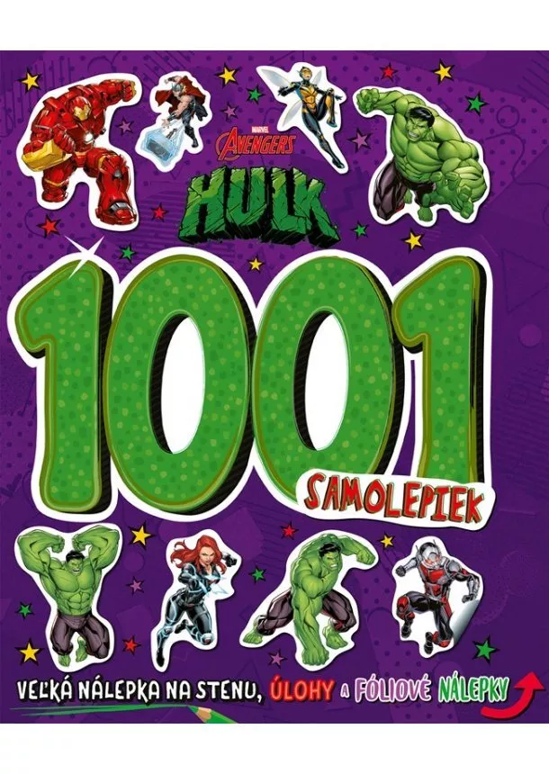 Kolektiv - Marvel Avengers - Hulk 1001 samolepiek