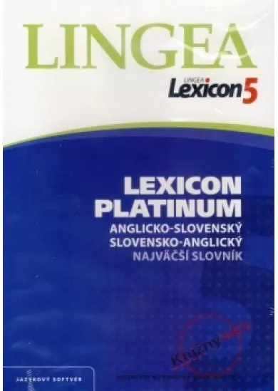 Lexicon Platinum. A-S S-A najväčší slovník