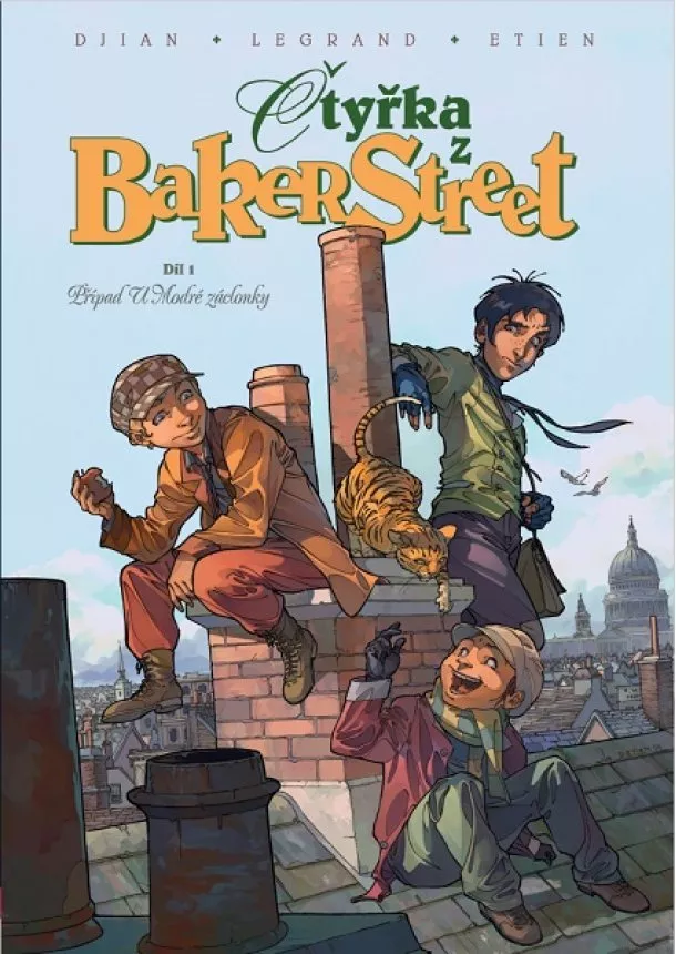 J. B. Djian, Olivier Legrand, David Etien - Čtyřka z Baker Street 1 - Případ U Modré záclonky