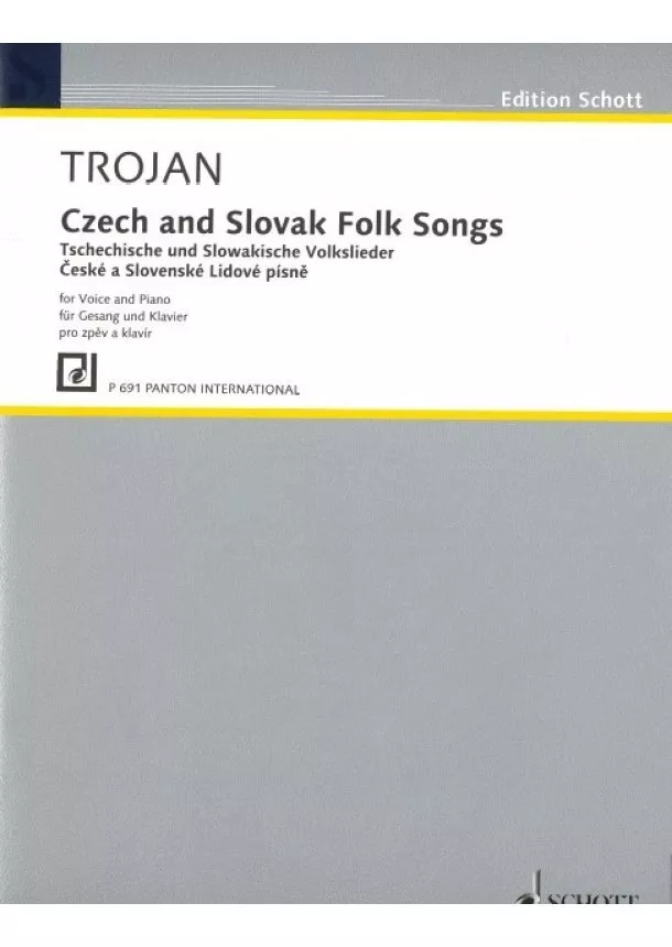 Trojan - Czech and Slovak Folk Songs - Tschechische und Slowakische Volkslieder / České a Slovenské Lidové písně