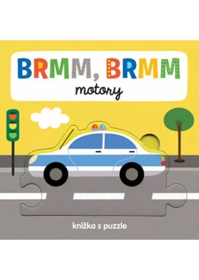 BRMM, BRMM motory - Knížka s puzzle