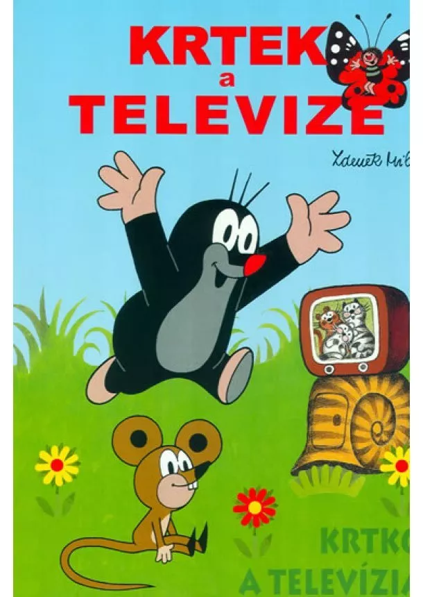 Zdeněk Miler - Krtek a televize - omalovánky A4