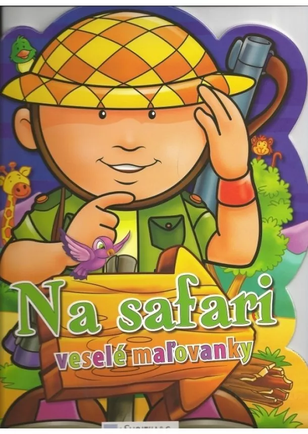 autor neuvedený - Na safari - veselé maľovanky