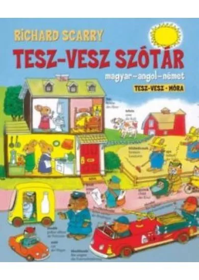 Tesz-Vesz szótár /Magyar-angol-német