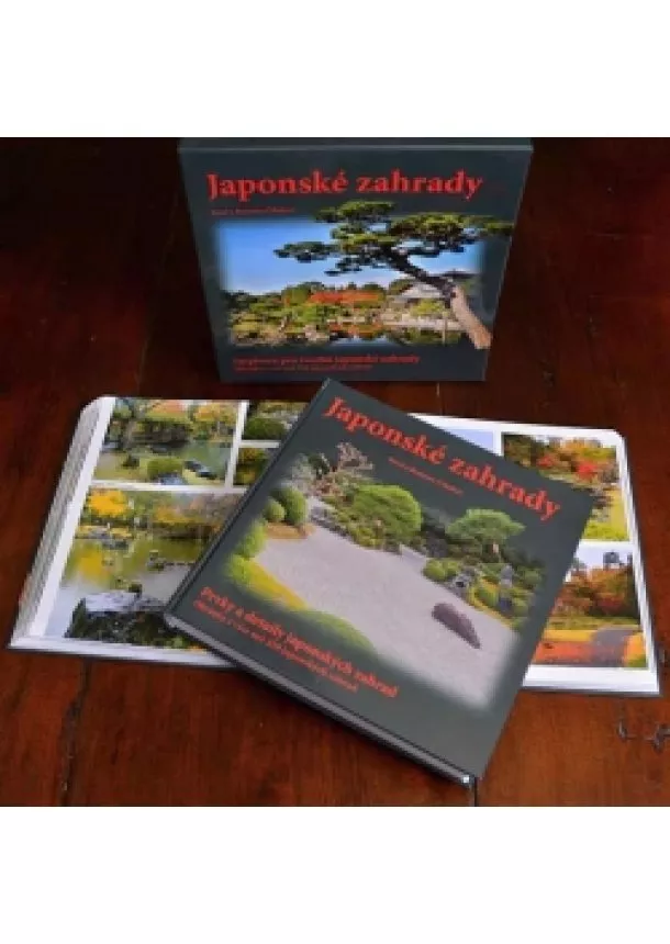 Pavel Číhal, Romana Číhalová - Japonské zahrady - komplet 2 knihy