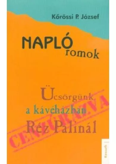 Naplóromok - Ücsörgünk a kávéházban Réz Palinál