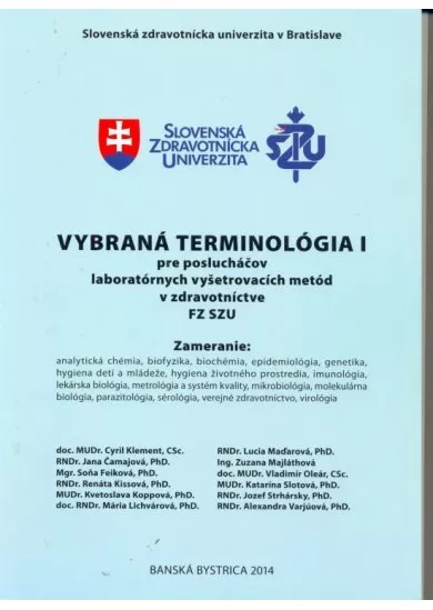 Vybraná terminológia I