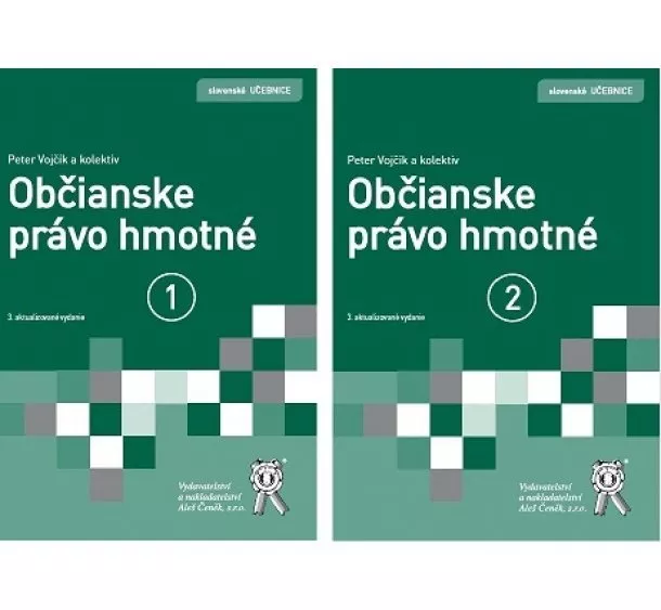 Peter Vojčík - Občianske právo hmotné 1.+2. diel (3. aktualizované vydanie)