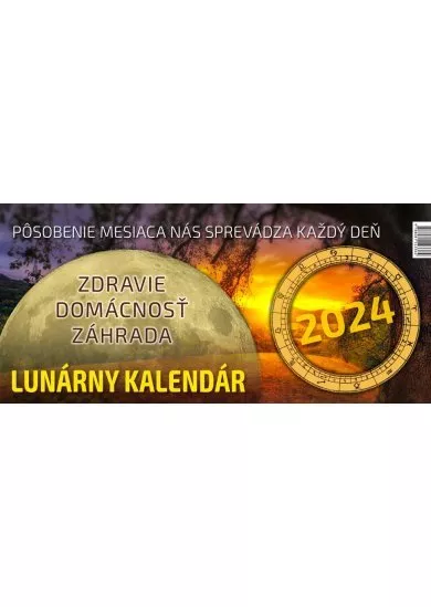 Lunárny kalendár 2024 stolový