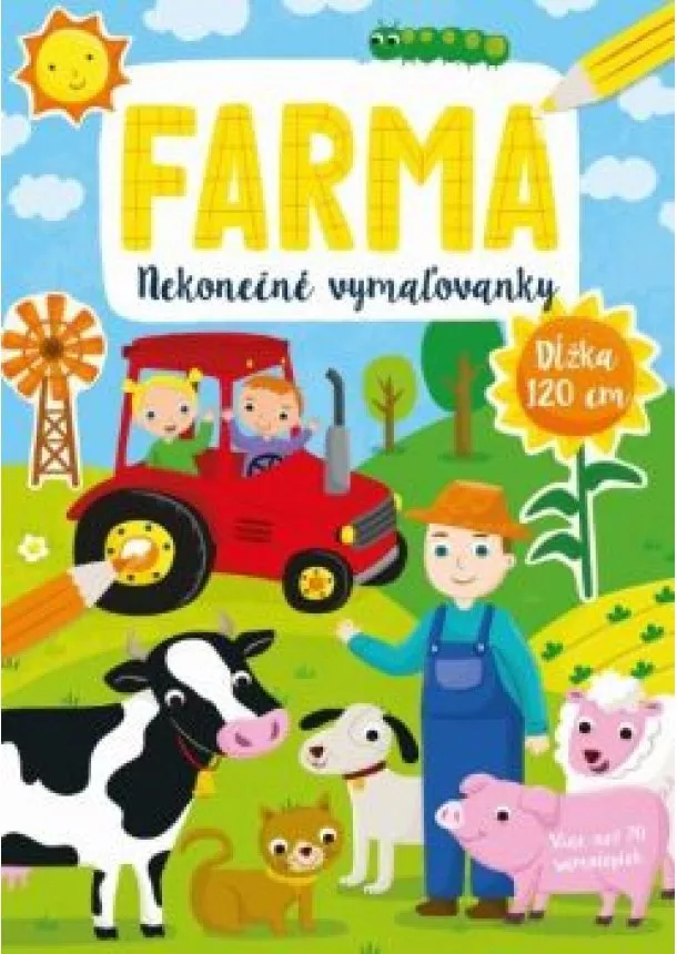 Nekonečné vymaľovanky A4 - Farma