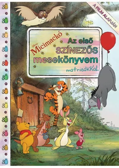 Micimackó - Első színezős mesekönyvem matricákkal (új kiadás)