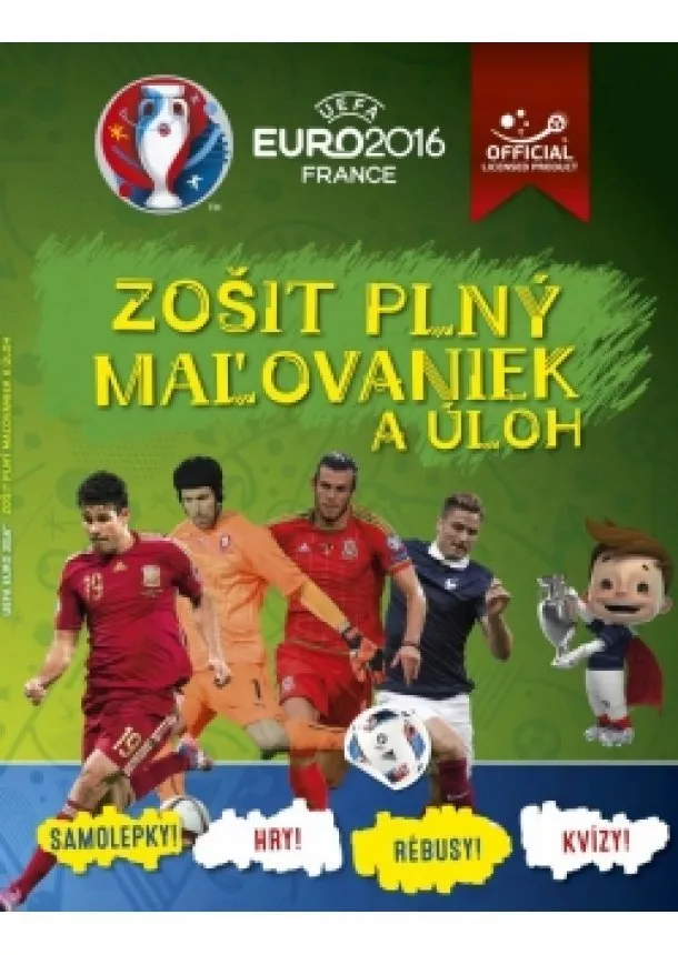 kolektív - EURO 2016 - zošit plný maľovaniek a úloh