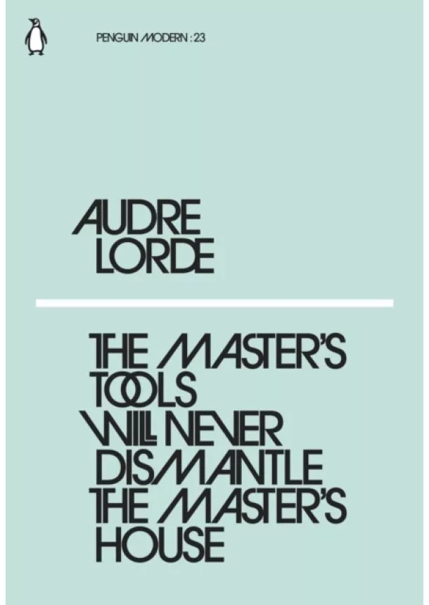 Audre Lorde - The Masters Tools Will Never Dismantle the Masters House