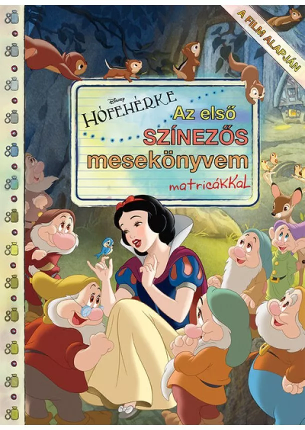 Disney - Hófehérke - Első színezős mesekönyvem matricákkal (új kiadás)