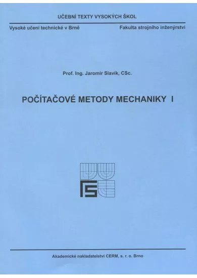 Počítačové metody mechaniky I.