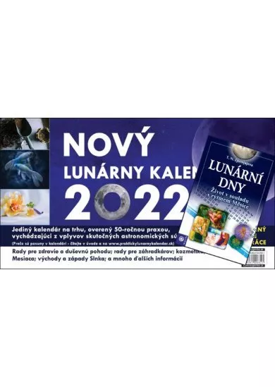 Lunárny kalendár 2022 + Lunárni dny