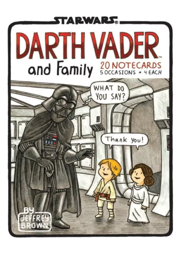 Jeffrey Brown - Darth Vader and Family Notecards