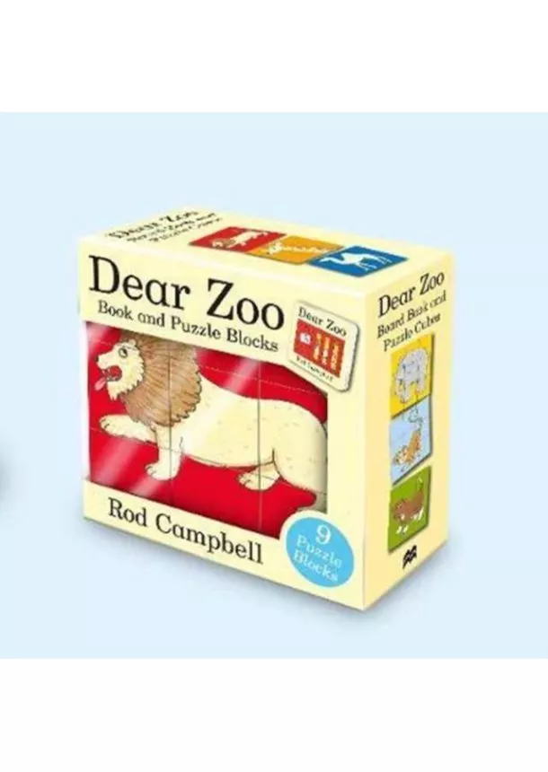 Rod Campbell - Dear Zoo Book and Puzzle Blocks