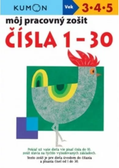 Čísla 1–30 - môj pracovný zošit