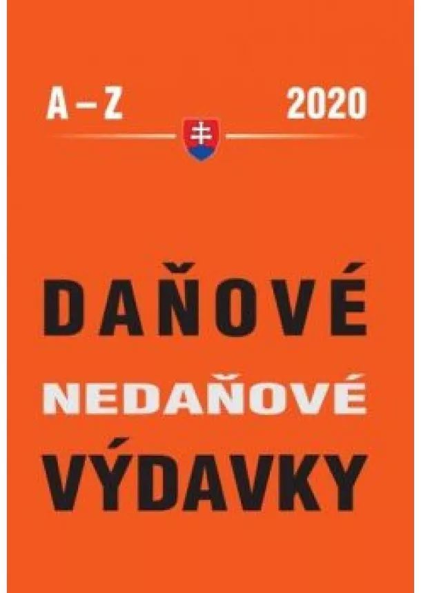 Daňové a nedaňové výdavky A-Z 2020