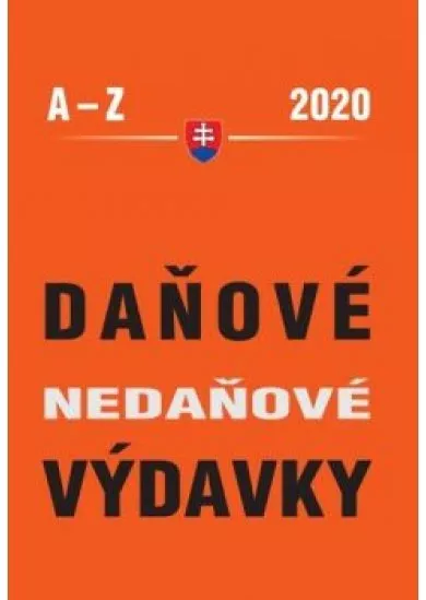 Daňové a nedaňové výdavky A-Z 2020