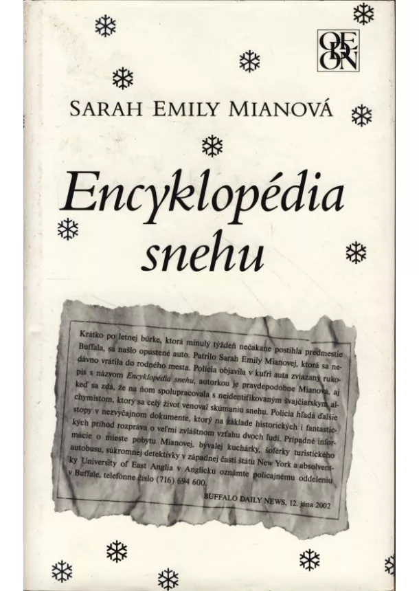 Mianová Sarah Emily - Encyklopédia snehu