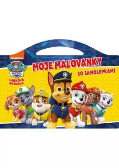 Labková patrola - Moje maľovanky so samolepkami