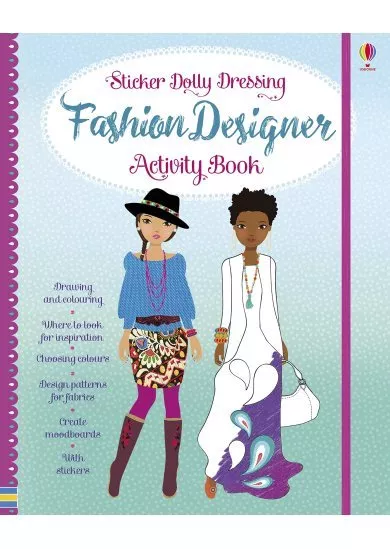 Sticker Dolly Fashion Fashion Designer Activity Book