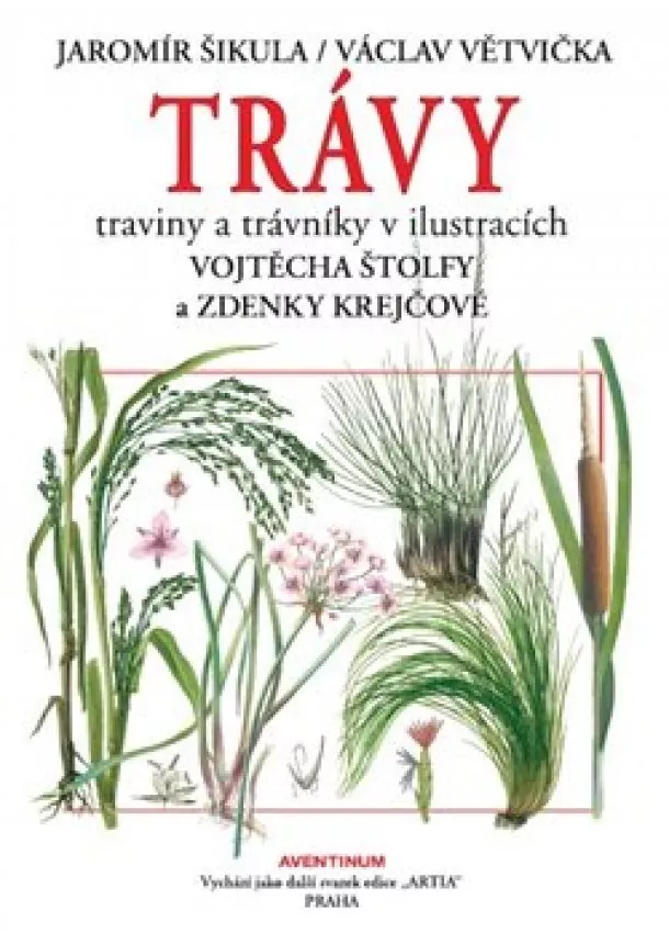 Jaromír Šikula, Václav Větvička - Trávy - traviny a trávníky v ilustracích