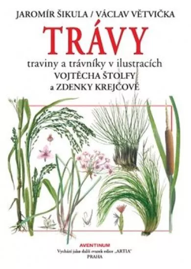 Trávy - traviny a trávníky v ilustracích