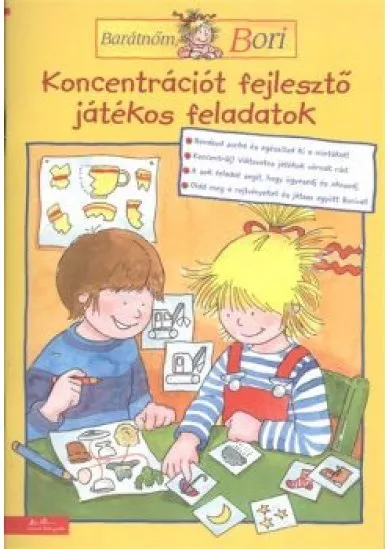 Koncentrációt fejlesztő játékos feladatok /Barátnőm, Bori