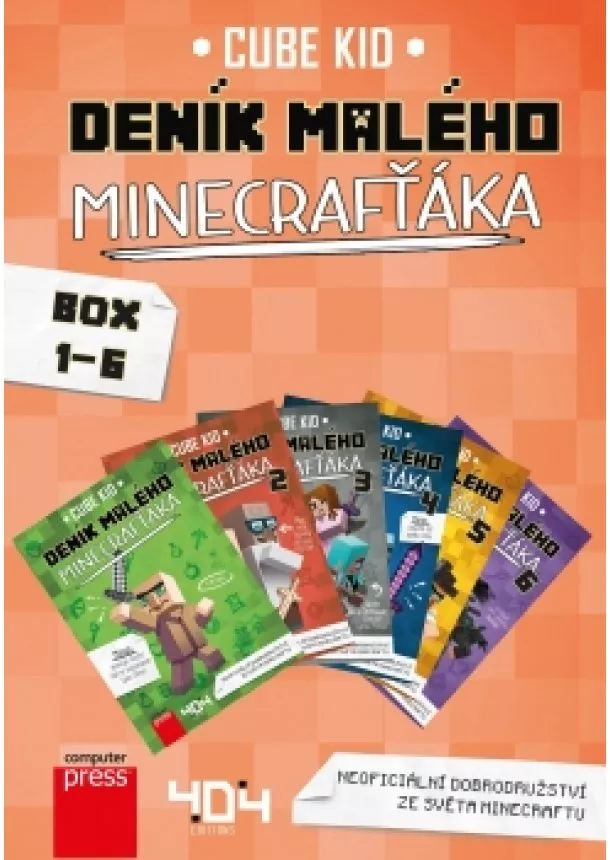 Cube Kid - Deník malého Minecrafťáka BOX 1-6