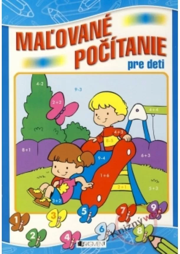 Maľované počítanie pre deti – modré