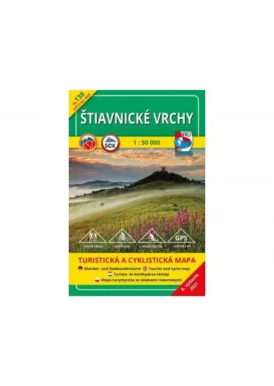 Štiavnické vrchy 1:50 000 - Turistická mapa 138