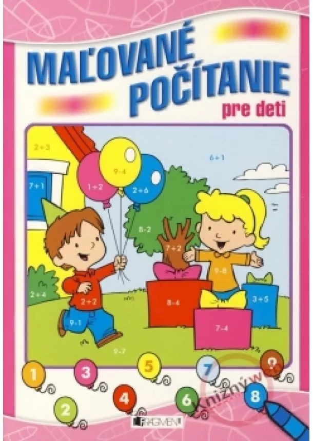 Maľované počítanie pre deti – ružové