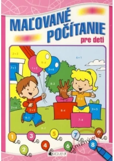 Maľované počítanie pre deti – ružové