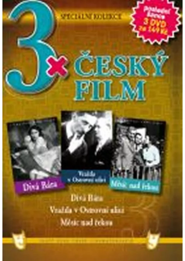 autor neuvedený - 3x DVD - Český film